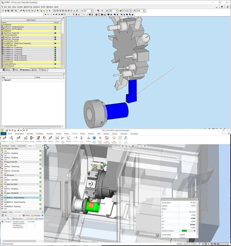 ESPRIT Edge (TNG) Conversion Services — CAM Wizard